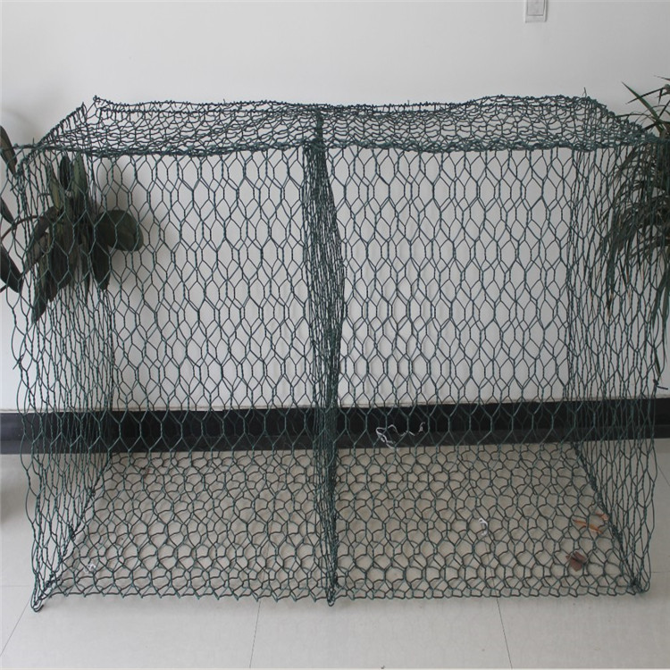 Woven hexagonal gabion mesh Iron wire gabion box