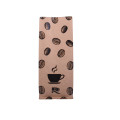 Resealable Zipper Coffee Kraft Bag Side Gusset Pouch