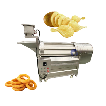 Automatic Continuous Plantain Cassava Snack Food Seasoning Machine