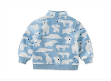 Μόδα εκτύπωσης Fleece Coat
