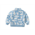 Fashion Print Fleece Coat