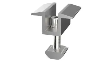 Aluminum 6005 T5 Solar Bracket for Flat Roof Mounting