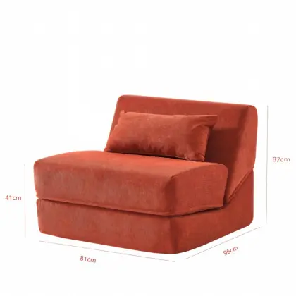 Tool-Free Cotton-Linen Foldable Compressed Sofa