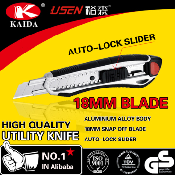 18mm Snap Off Blade Aluminium Alloy utility knife