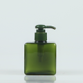 Green plastic petg hotel shampoo hand cream bottle