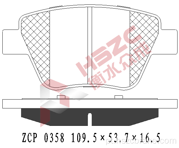 FMSI D1456 PAT DE FREIO CERAMICA PARA VW