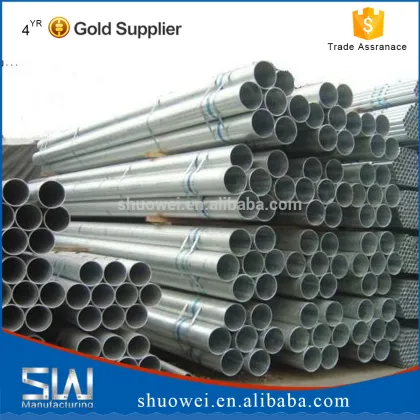 Professional factory iso galvanized steel pipe scaffold