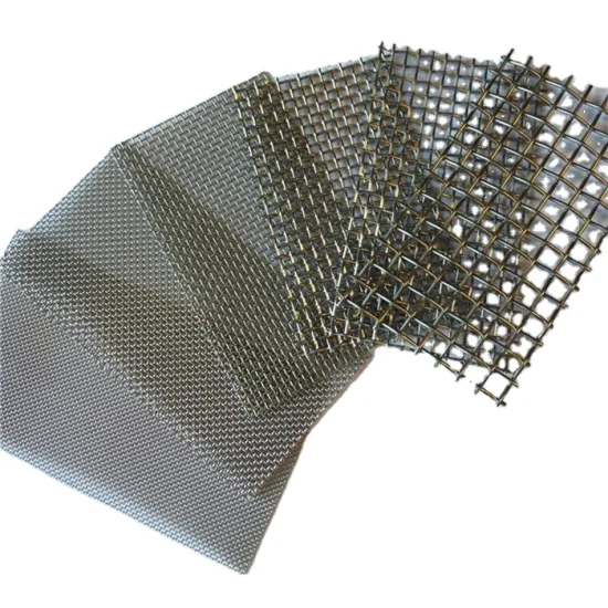 Crimped Woven Wire Mesh Stainless Steel S304 316 316l 6x8x10x12x14x20 Mesh