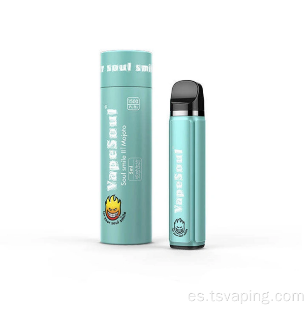 Vapesoul 5ml Soul Smile II1500 Puffs 600máh