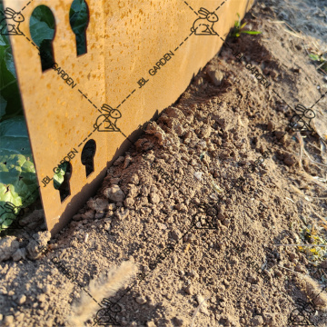 Corten Straight Curve Garden Edging