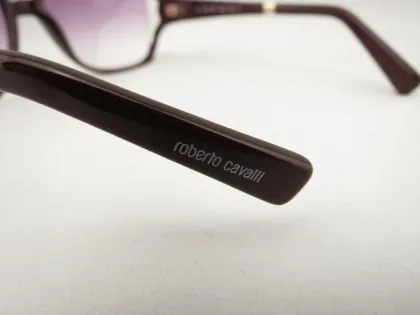 Wine Red Acetate Frame Red Gradient Resin Lens Roberto Cavalli Sun Glasses Rc 504s 66t