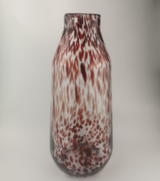 Leopard Glass Vase for modern home decoration