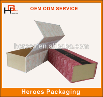 Trade Assurance paper box with magnetic snap closure paper box