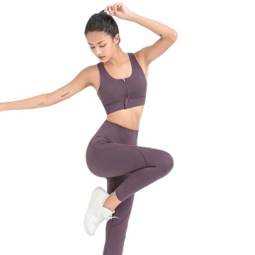 Set Pakaian Yoga Wanita Punggung Scrunch