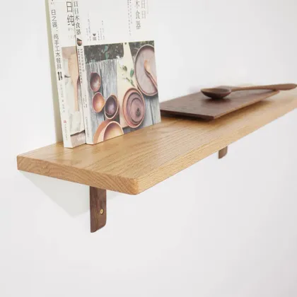 simplicity wooden shelves wall shelf for living room