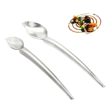 Stainless Steel Candy Pencil Decorating Spoon with Drizzle Tip