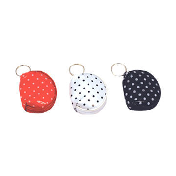 Coin purses, PU material with keychain