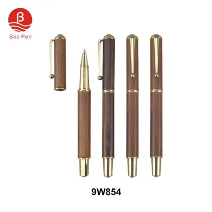 Seapen Mahogany Roller Ball Pen for Mahogany Furniture Gifts with Custom Logo