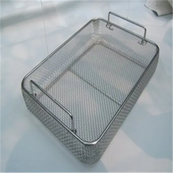 stainless steel mesh frying basket