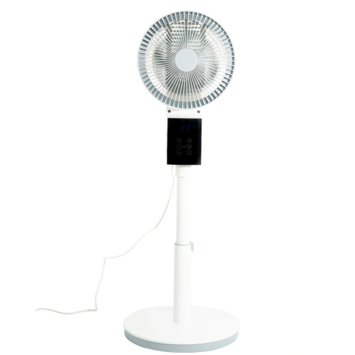 12 Hours Timing 3 Wind Gears White Fan with Remote Control