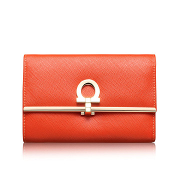 GL95 2016 new arrival women's fashion simple wild leather clutch purse wholesale trade