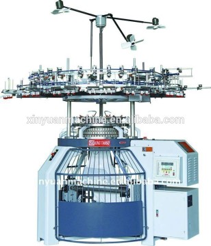 High Speed Four Tracks Single Jersey Knitting Machine