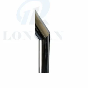152.4mm L/1829mm Stainless Steel Exhaust Stack Tip - American Eagle Exhaust Truck Chrome Curved Stack Pipe