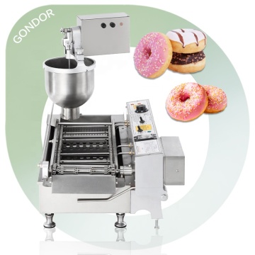 Vollautomatische Mini -Gas/Elektro -Fry -Maschine für Donuts und Donuts (8 Reihen)
