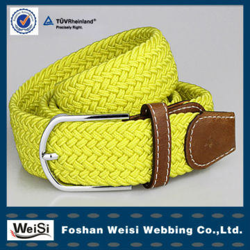 Manufacturer Make Braided Belt/2015 Fashion Braided Belt