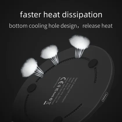 Table top wireless charger adapter for apple iphone