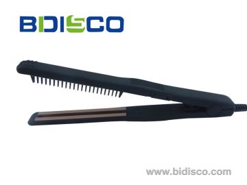 Middle Size Hair Flat Iron with Built-in Comb (Q1)