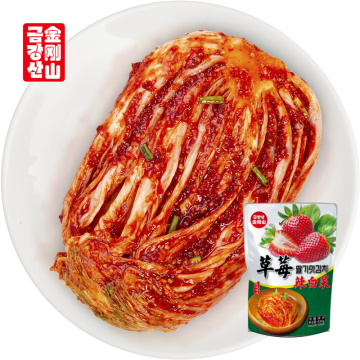 Spicy Chinese cabbage with strawberry flavor