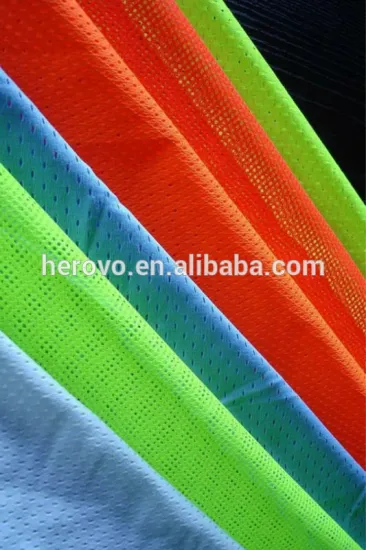 100% polyester mesh fabric for safety vests