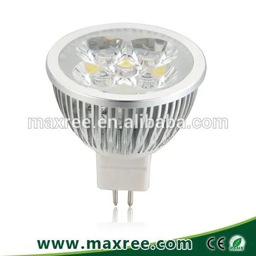 Cheapest housing indoor spot light bulb MR16 4X1W 12v led bulb , professional led bulb manufacturer