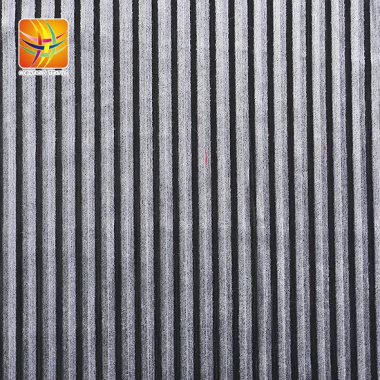 Customized Color Stripe Velour For Bolster