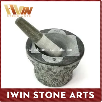 Custom stone mortar and pestle