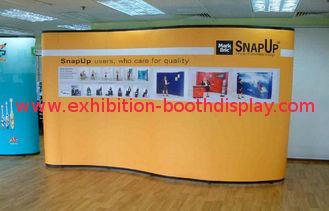 Portable Pop Up Exhibition Stands , Aluminum Trade Show Fab