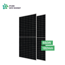 550w solar panel 182mm half cut solar cells