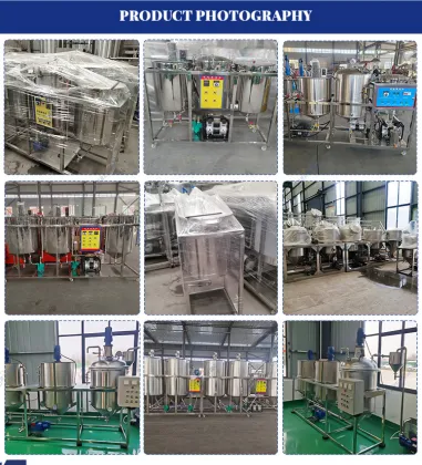 Sunflower Vegetable Refine Machine Manufacturer for Edible Oil Purification
