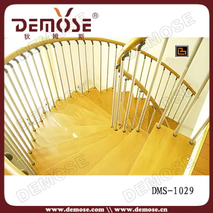 Solid Wood Spiral Stairs (DMS-1029)