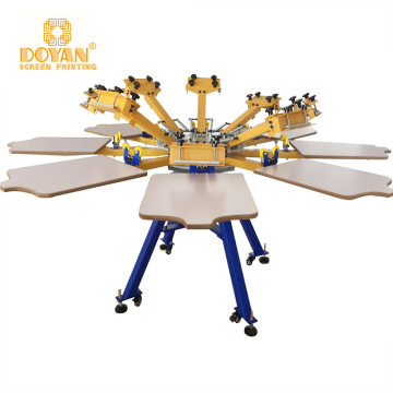 Hot Selling Factory Price 6 Color 6 Station Silk Screen Printing Machine