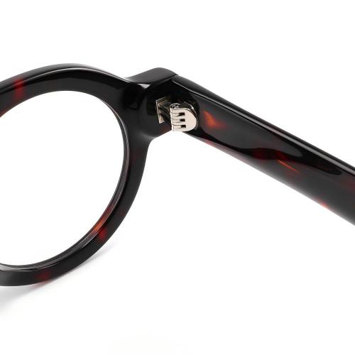 Mellume Chunky Crown-Panto Flat-Top Acetate Glasses