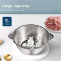 manual electric food chopper automatic feed meat grinder