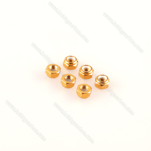 CCW Aluminum Lock Nut with Nylon Inserted
