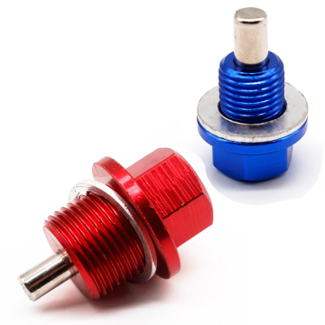 Tappo di scarico di olio magnetico rosso blu M12X1.25 M14X1.5 M20X1.5 Bulloni