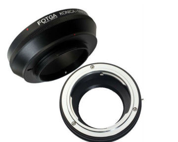 Black Fotga Metal Mount Lens Adapter Ring For Konica Ar Lens To Micro 4 / 3 M4 / 3 Adapter For E-p1 G1 Gf1