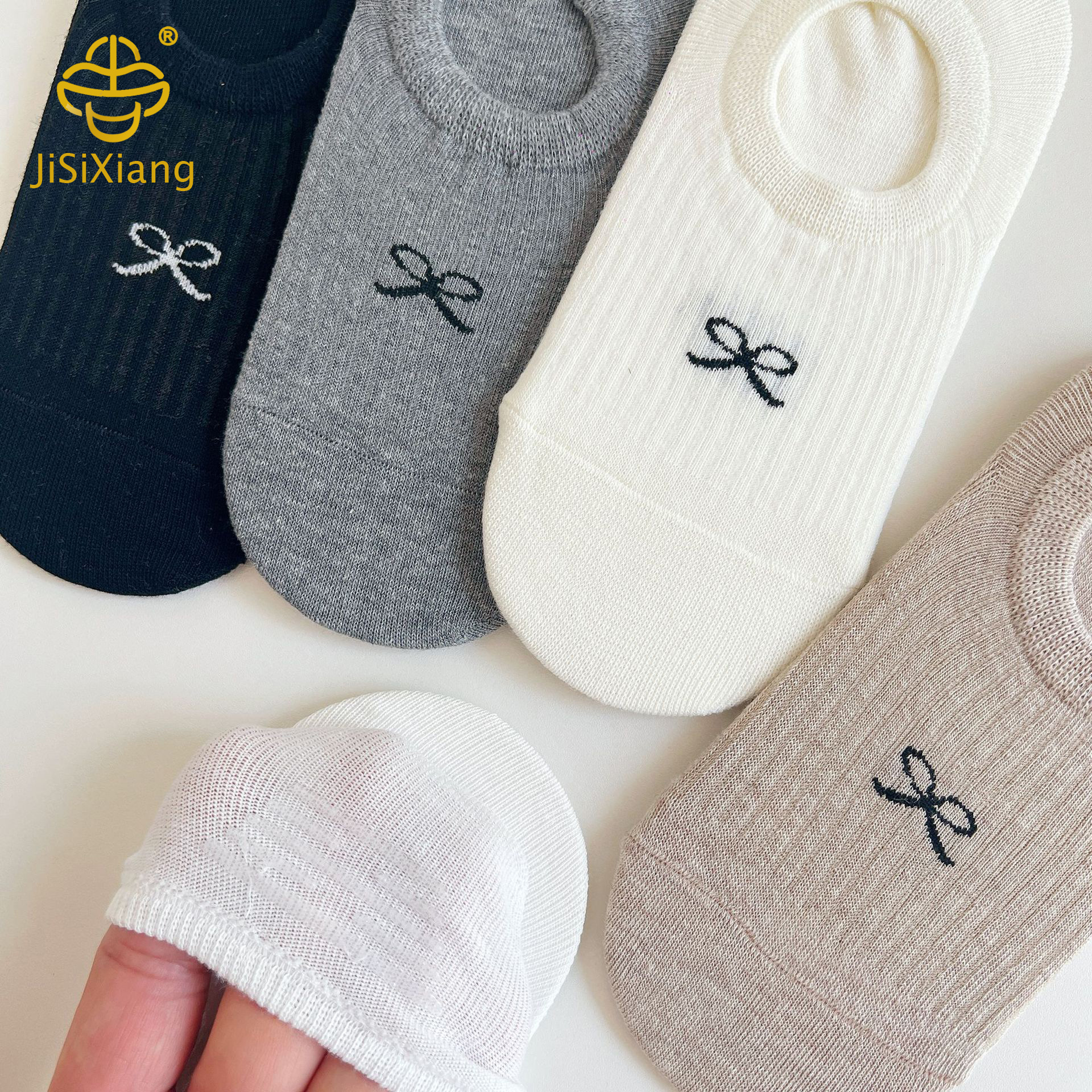 한국 버전 활 안티 미끄러짐 얕은 입에서 보이지 않는 양말