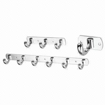 Metal Wall Hooks/Bathroom Hooks/Functional Wall Hooks, Available in Silver Color