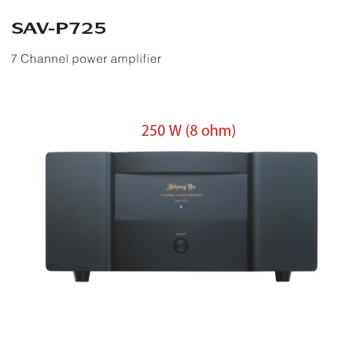 Amplifier manufacturer factory price home theater 250w 8 ohm black color surround sound 7.1 channel power amplifier kit