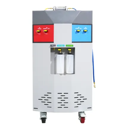 Car AC Service Machine: Refrigerant Recovery and Flush for R134a Air Conditioning